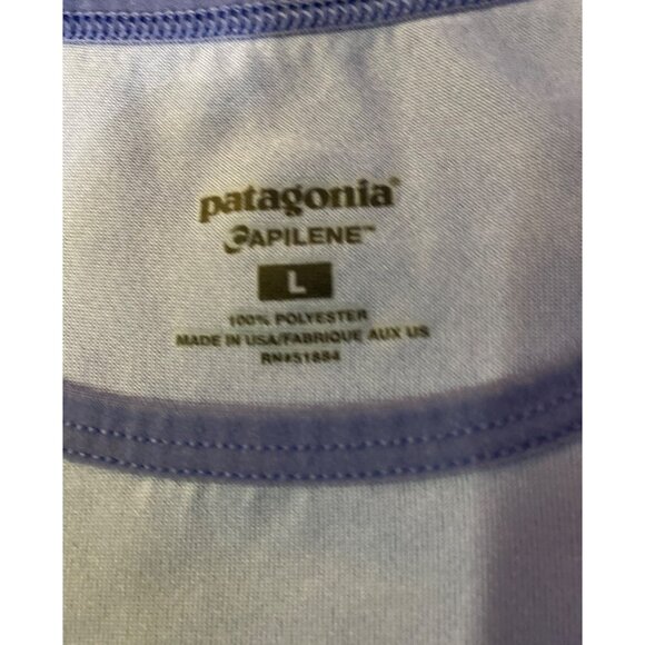 Patagonia Apilene T-Shirt Womens L Used Blue - Picture 6 of 14